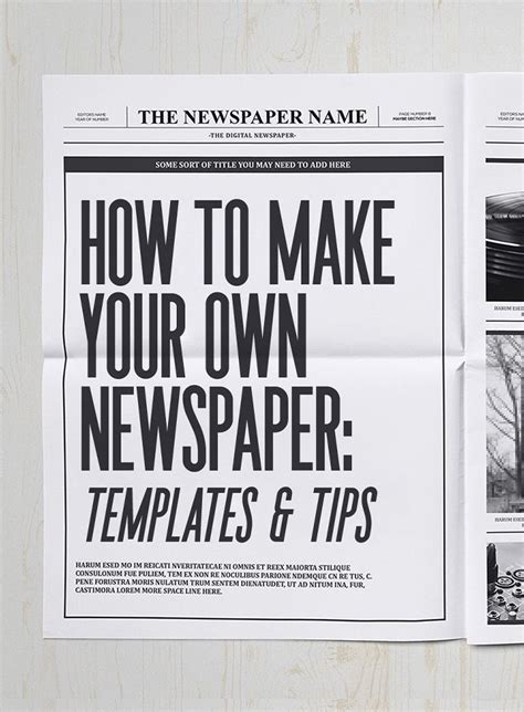 make your own newspaper headline.